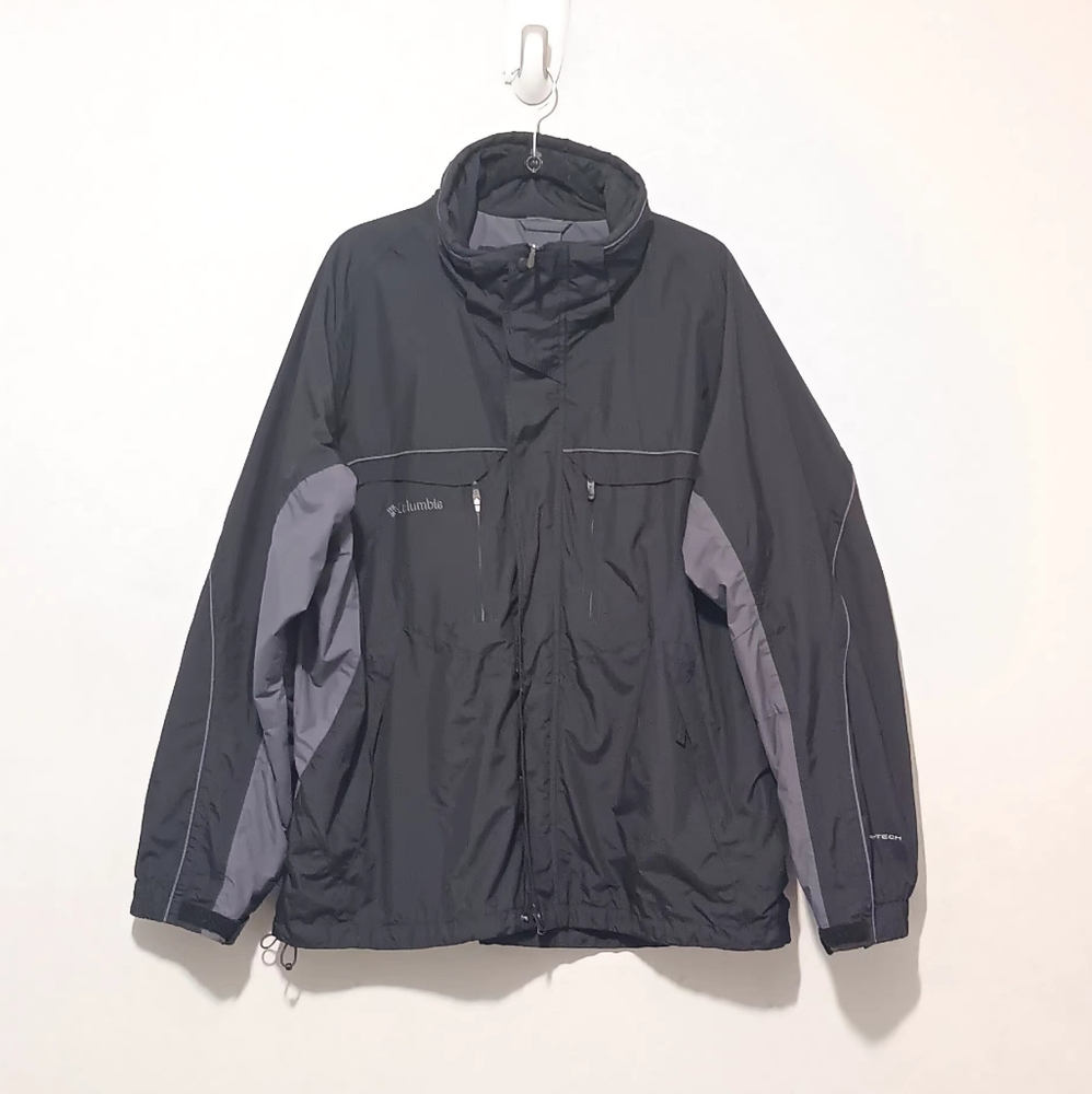 Columbia Men's‎ Performance Jacket in Black Waterproof Utility SzXL